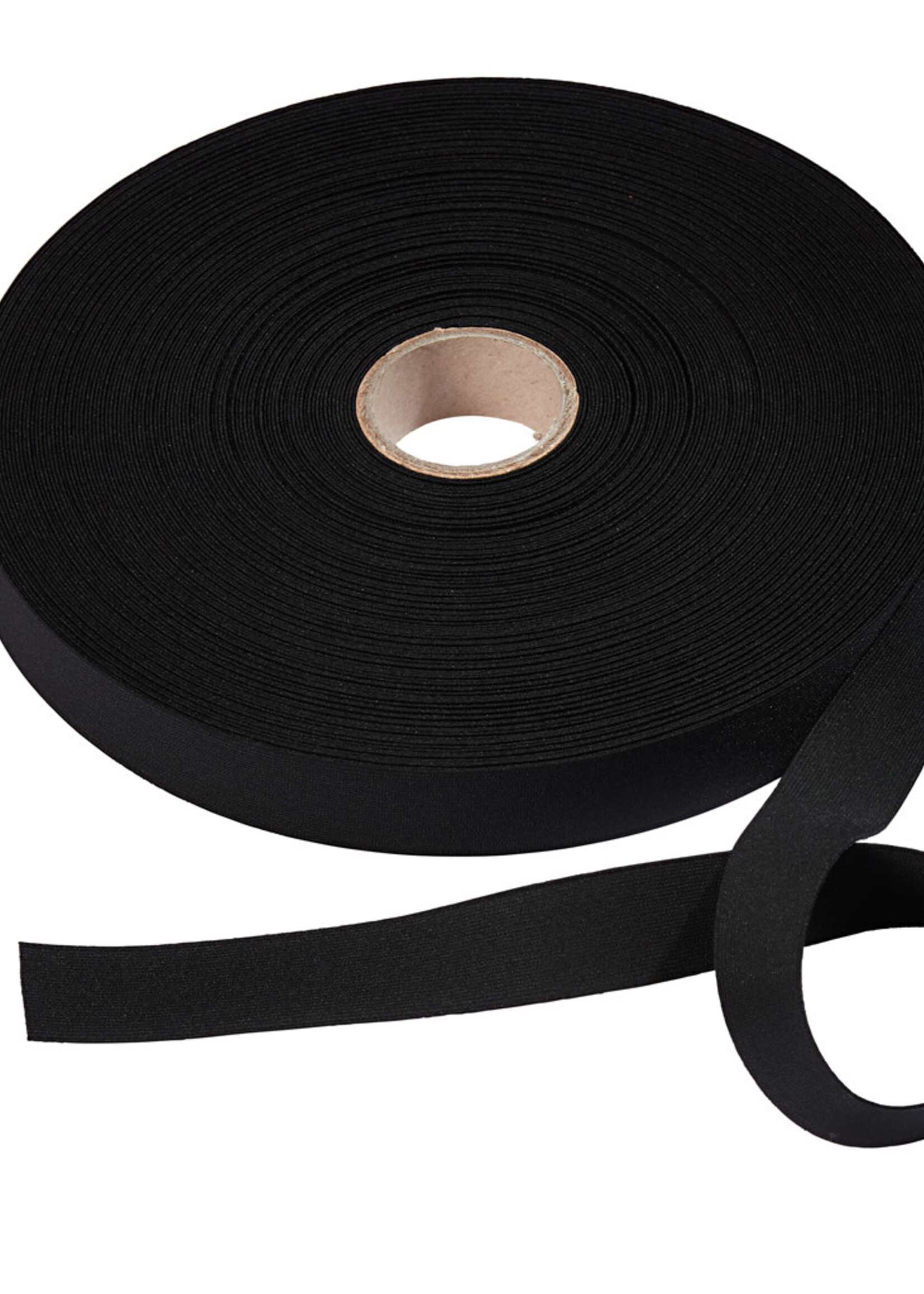 ° Bandelastiek 25 mm - Zwart