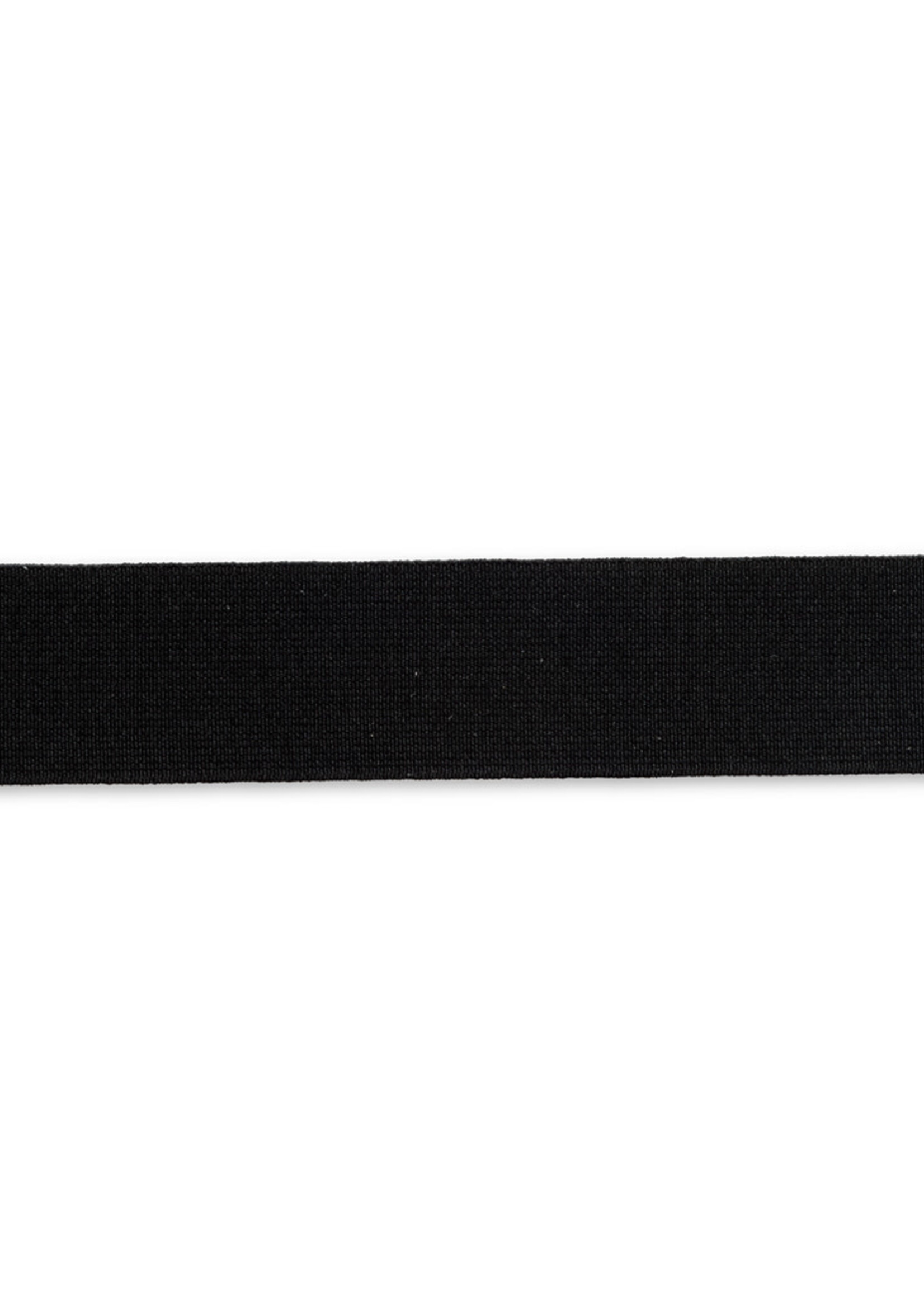 ° Bandelastiek 25 mm - Zwart