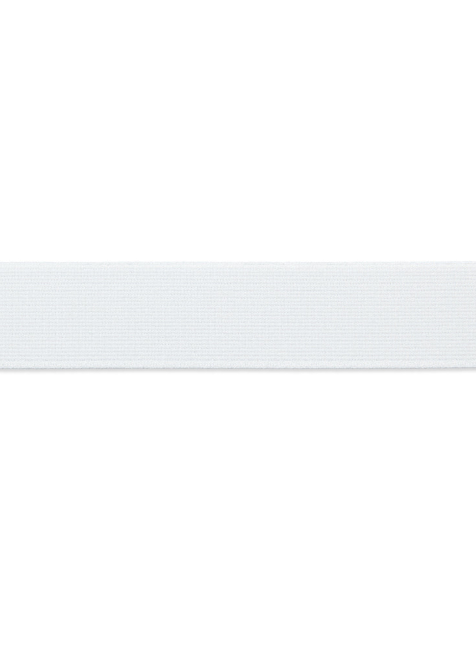 ° Bandelastiek 35 mm - Wit