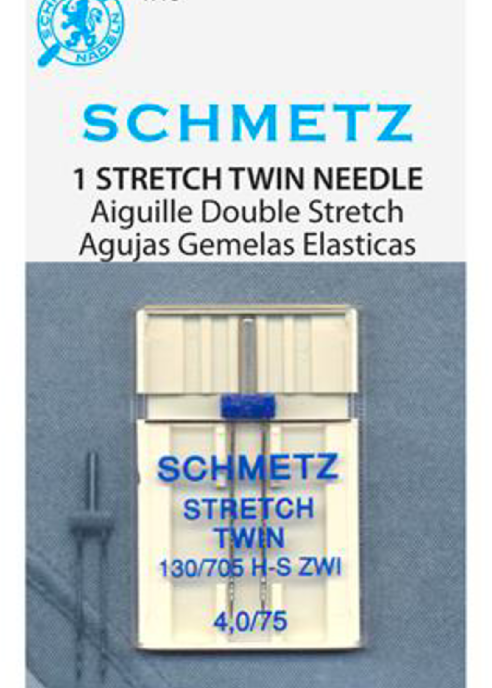 Schmetz Tweelingnaald Stretch 75 - Schmetz - 4mm