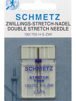 Schmetz Tweelingnaald Stretch 75 - Schmetz - 2,5mm