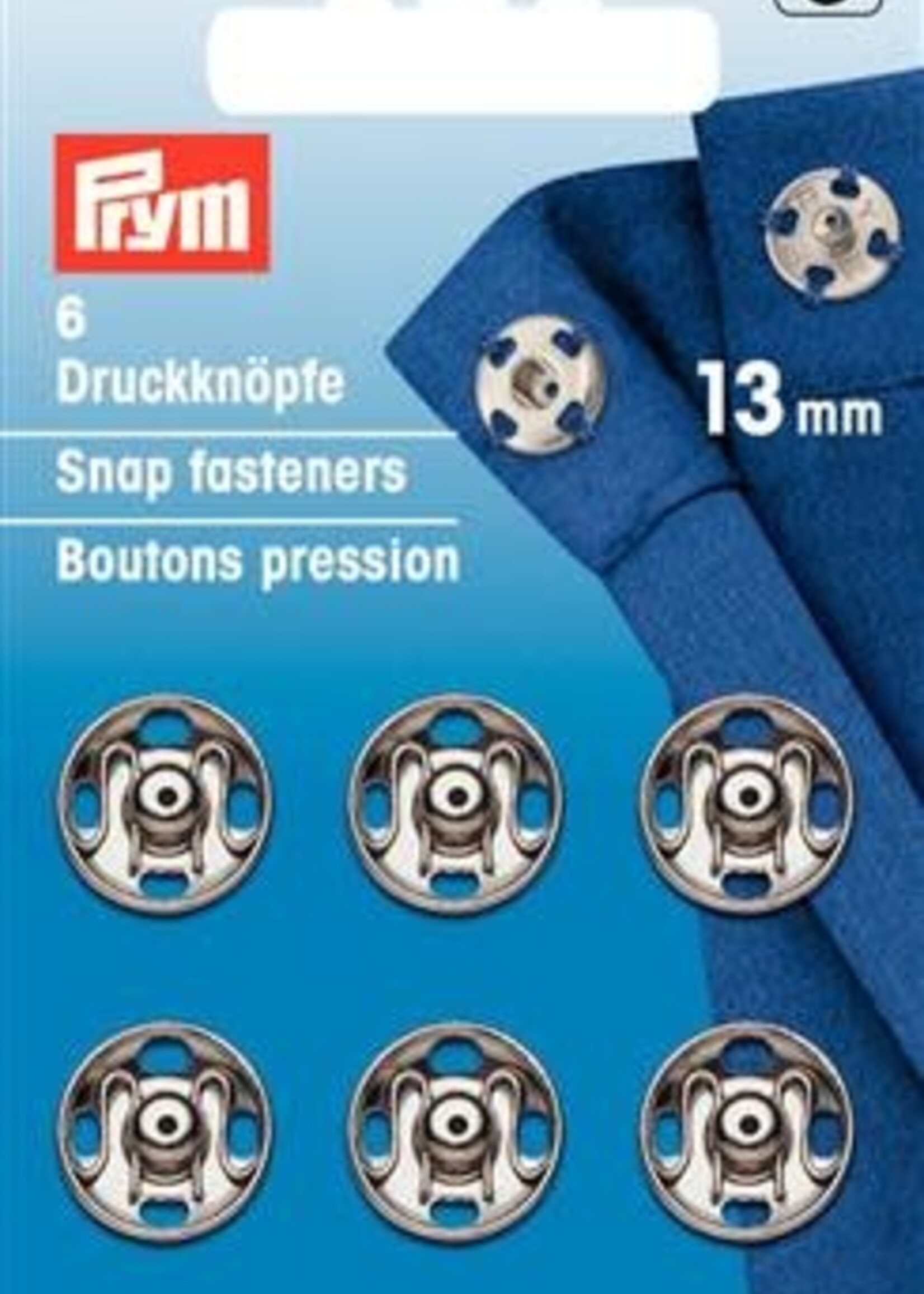 Prym ° Prym - Aannaaidrukknopen - 13mm - Zilver