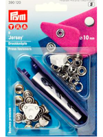 Prym ° Vernietbare Drukknopen Jersey - Prym - 10mm - Zilver