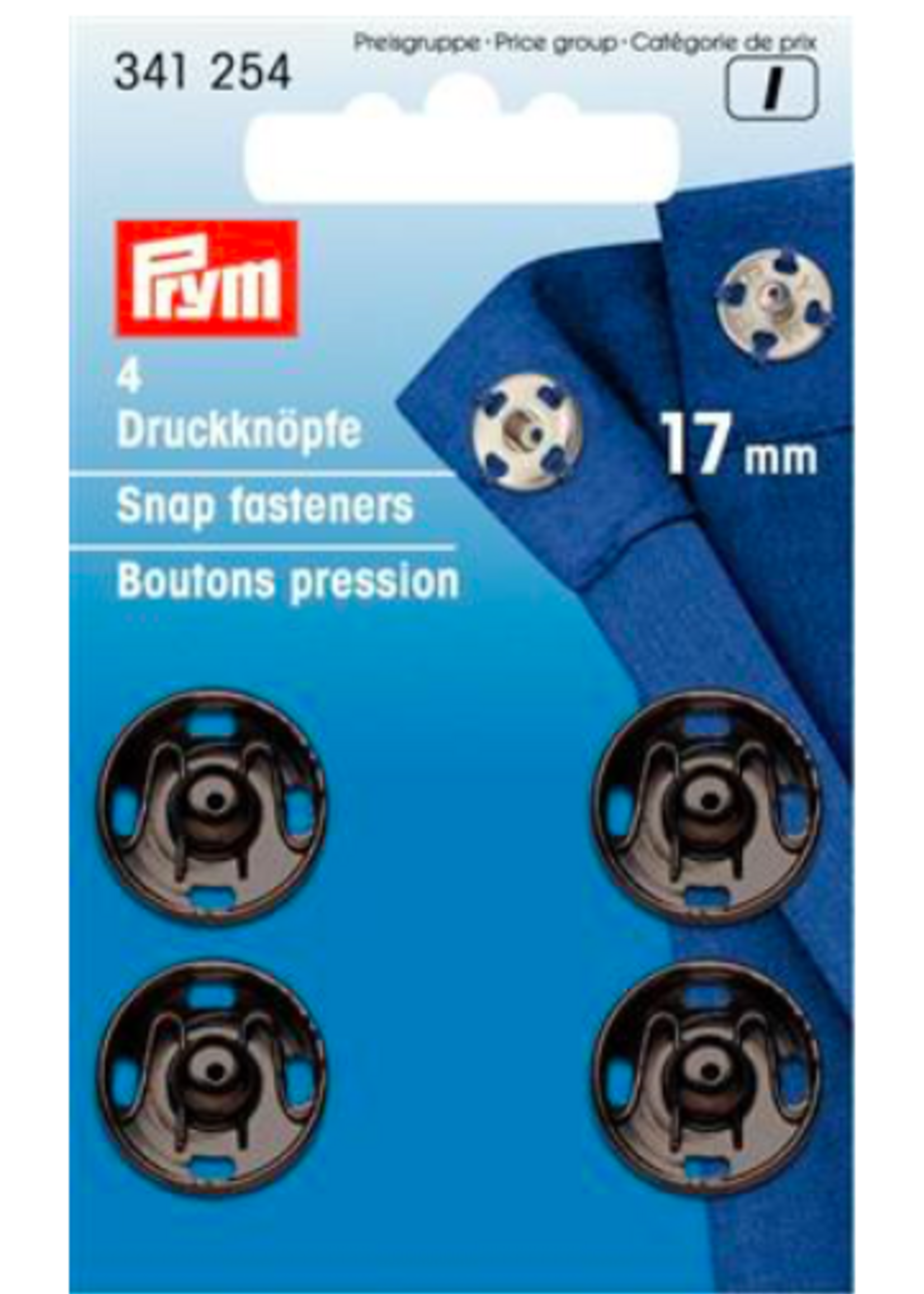 Prym ° Prym - Aannaaidrukknopen - 17mm (zwart)