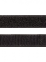 Velcro Naaibaar - 20 mm breed - Zwart