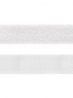 Velcro Naaibaar - 20 mm breed - Wit