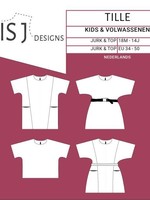 WISJ * Naaipatroon - WISJ - Tille Jurk & Top voor kids & volwassenen