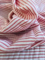 Knip * Stof Katoenviscose - KNIP - Stripes Red & White