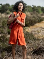 Fibre Mood * Stof Linnen Blend - Fibre Mood - RACHEL & VERONICA - Roest