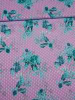 Knip * Soepelvallende Stof - Voile - KNIP - Floral Purple