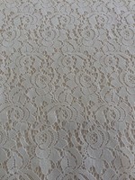 * Stof Suède Kant - Gebroken Wit