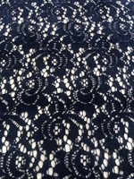 * Stof Suède Kant - Blauw