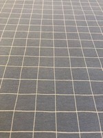 * Stof Canvas - Loneta Checks - Blauw