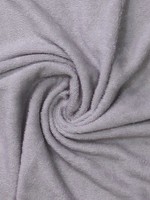 ° Stof Badstof Bamboo - Lichtgrijs