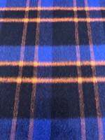 ° Mantelstof - Checks - Blue Shades