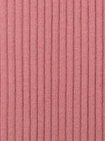 Stof Boordstof - Brede Rib - Roze (434)