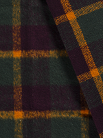 ° Mantelstof - Checks - Groen & Paars