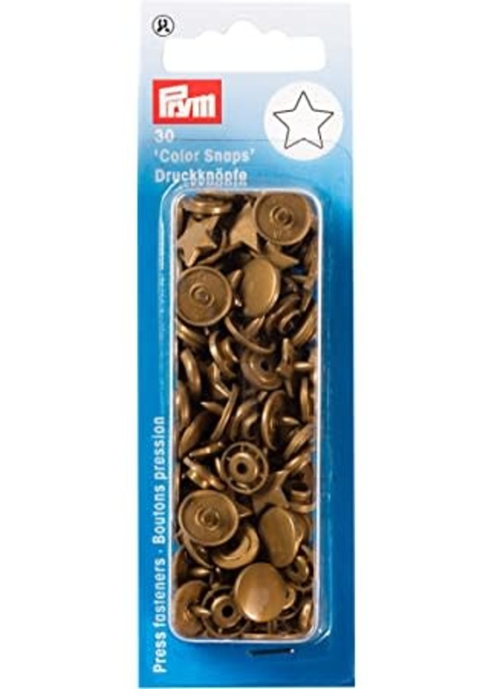 Prym Drukknoop Colorsnaps - 12,4mm - Goud Ster