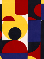 * Stof Stretchkatoen - Arty Abstract