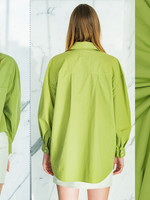 Fibre Mood * Stof Stonewashed Katoen - Fibre Mood - CARRY - Macaw Green