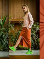 Fibre Mood Stof Stonewashed Twill Katoen - Fibre Mood - FENNA & BERNIE - Brown