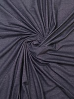 * Stof BIO Tricot met Jeanslook - Zwart