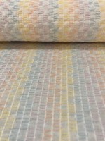 * Stof Katoen - Embroidery - Rainbow