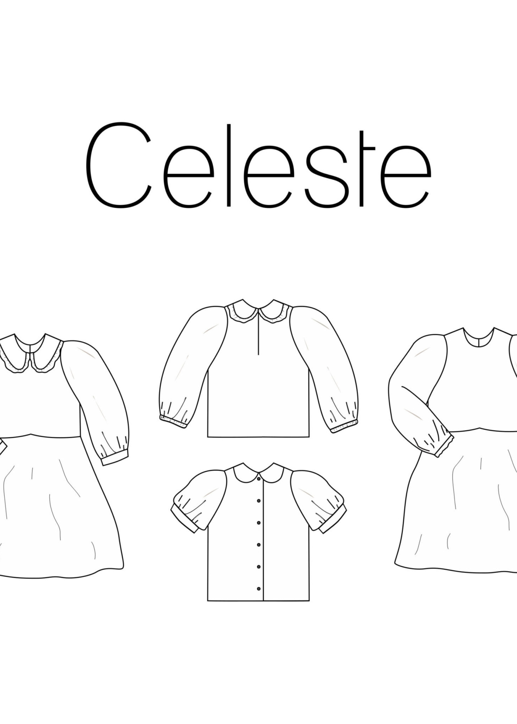 Iris May Patterns ° Naaipatroon - Iris May Patterns - CELESTE (92 - 164)