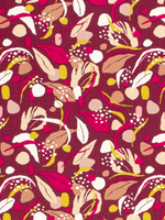 * Soepelvallende Stof - Abstract - Pink