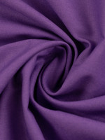 * Stof Katoen - Effen - Paars