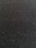 Stof Boordstof - Zwart met Gouden Glitter