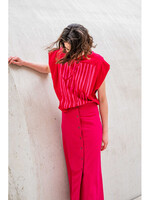 Fibre Mood * Stof Seersucker - FIBRE MOOD - MAEVE - Dark Violet