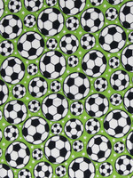 * Stof Katoen - Voetbal Groen
