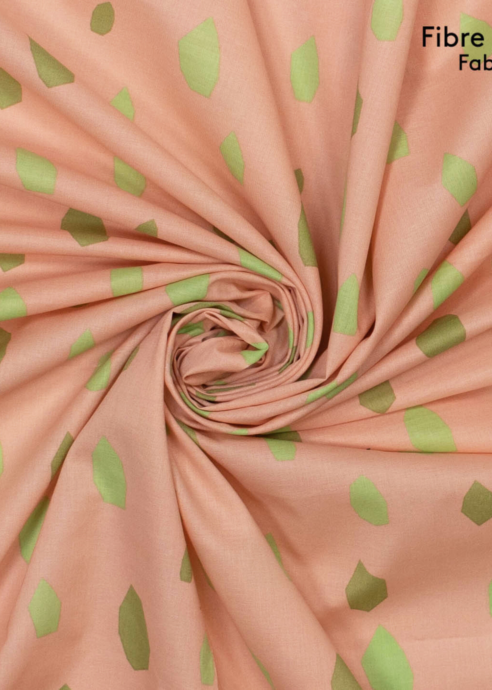 Fibre Mood * Stof Katoen - Fibre Mood - MARISOL - Apricot Green