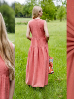 Fibre Mood * Stof Jacquard Linnenlook - Fibre Mood - NIKKA - Pink