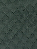 ° Stof Quilted & Gewatteerd - Velours - Appelblauwzeegroen