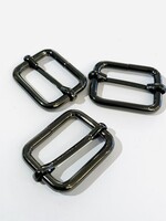 ° Schuifgesp - 25mm - Zwart