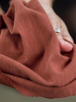 Stof Katoentricot - Terracotta