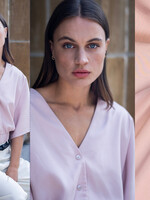 Fibre Mood * Soepelvallende Stof - Fibre Mood - LULU & ULIMA - Peach Whip