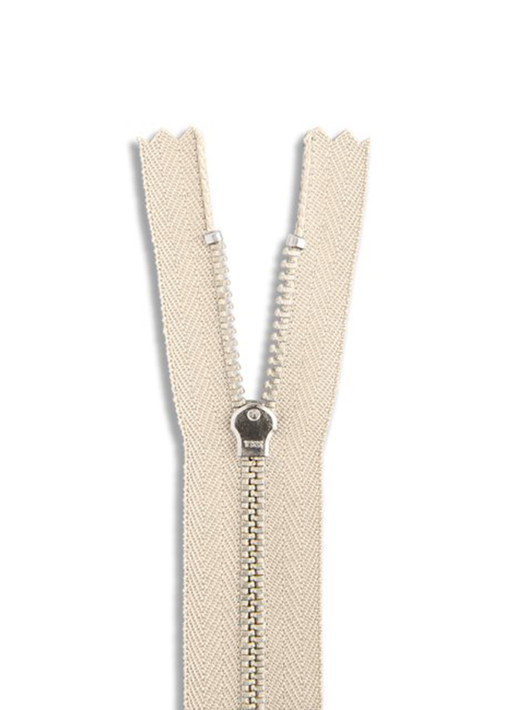 YKK Broekrits (niet-deelbaar) - YKK - 10 cm - Beige