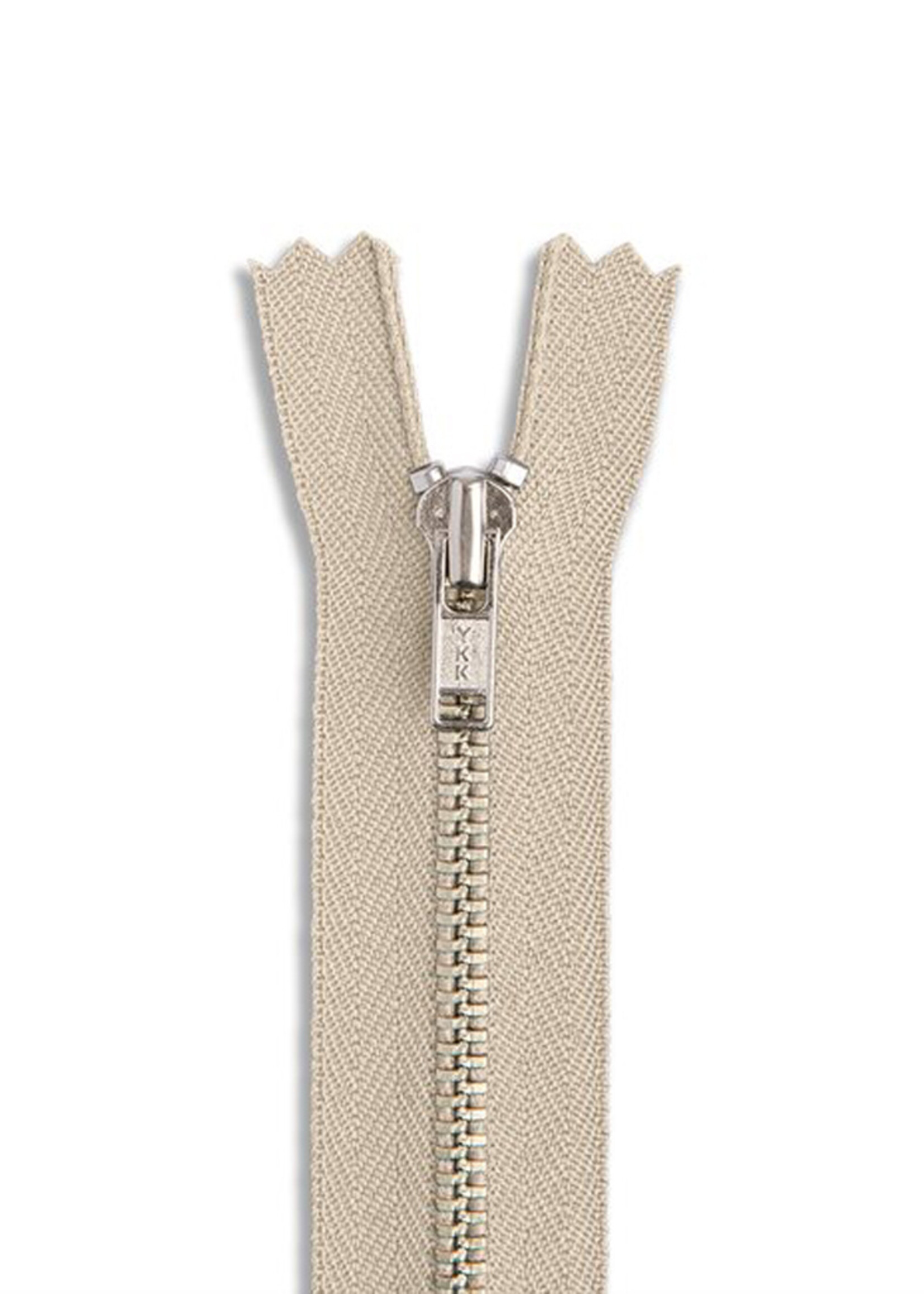 YKK Broekrits (niet-deelbaar) - YKK - 12 cm - Beige