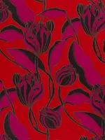 * Stof Viscose Tricot - Big Flowers