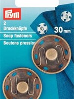 Prym ° Prym - Aannaaidrukknopen -  30mm - Brons
