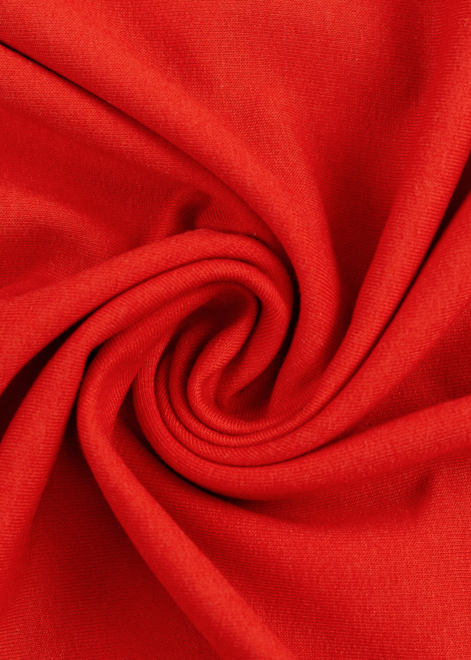 ° Stof Tricot - Effen Rood