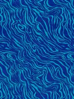 Soepelvallende Stof - Kobalt Waves