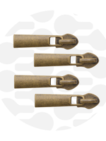 Zipper Zoo ° Schuiver Spiraalrits #5 - Zipper Zoo - Antique Brass (per 4 stuks)