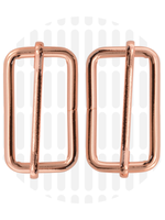 Zipper Zoo ° Schuifgesp - Zipper Zoo - 40mm - Rosé (per 2 stuks)