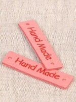 * Label - Handmade - Pink (8 stuks)