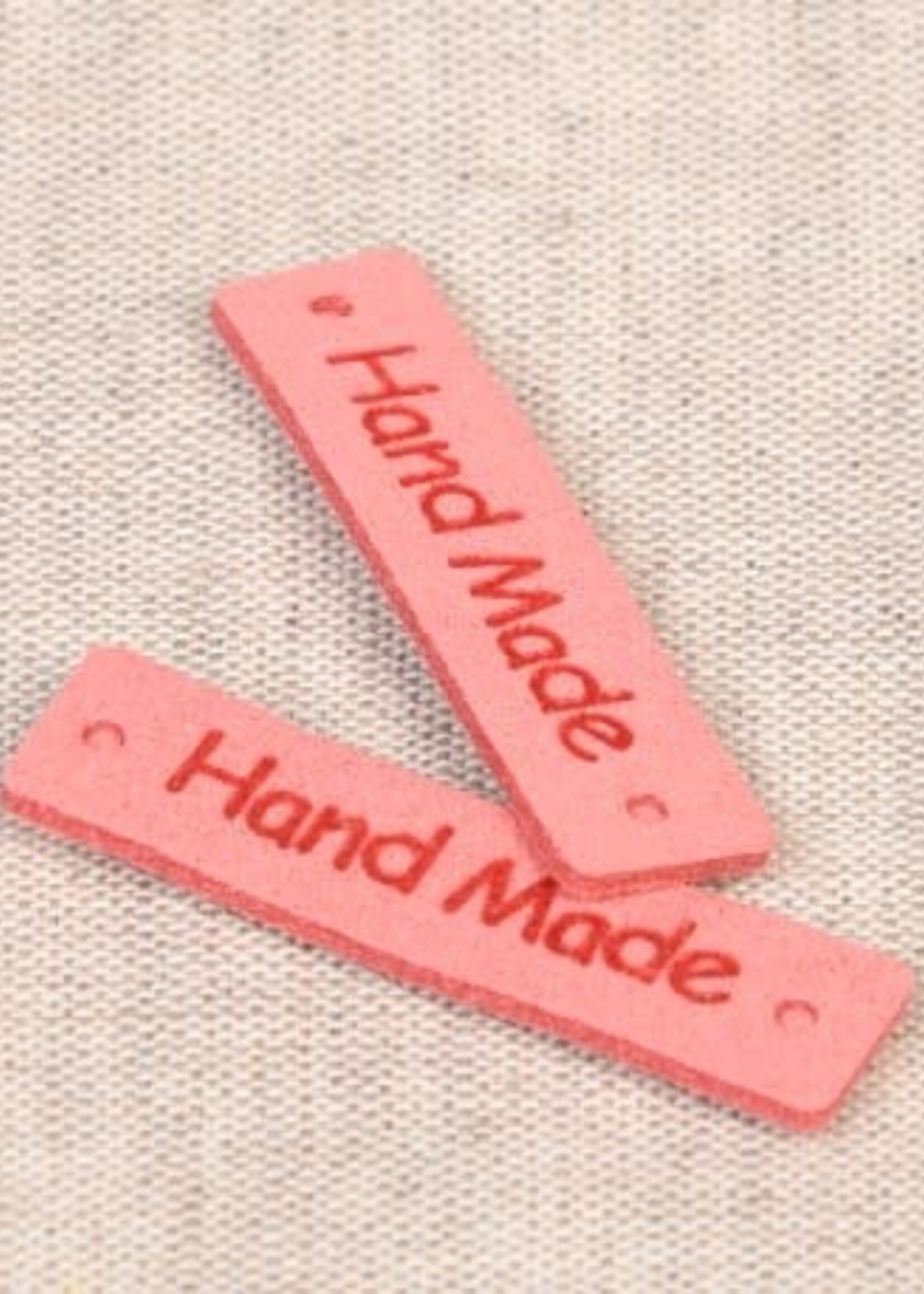 * Label - Handmade - Pink (8 stuks)