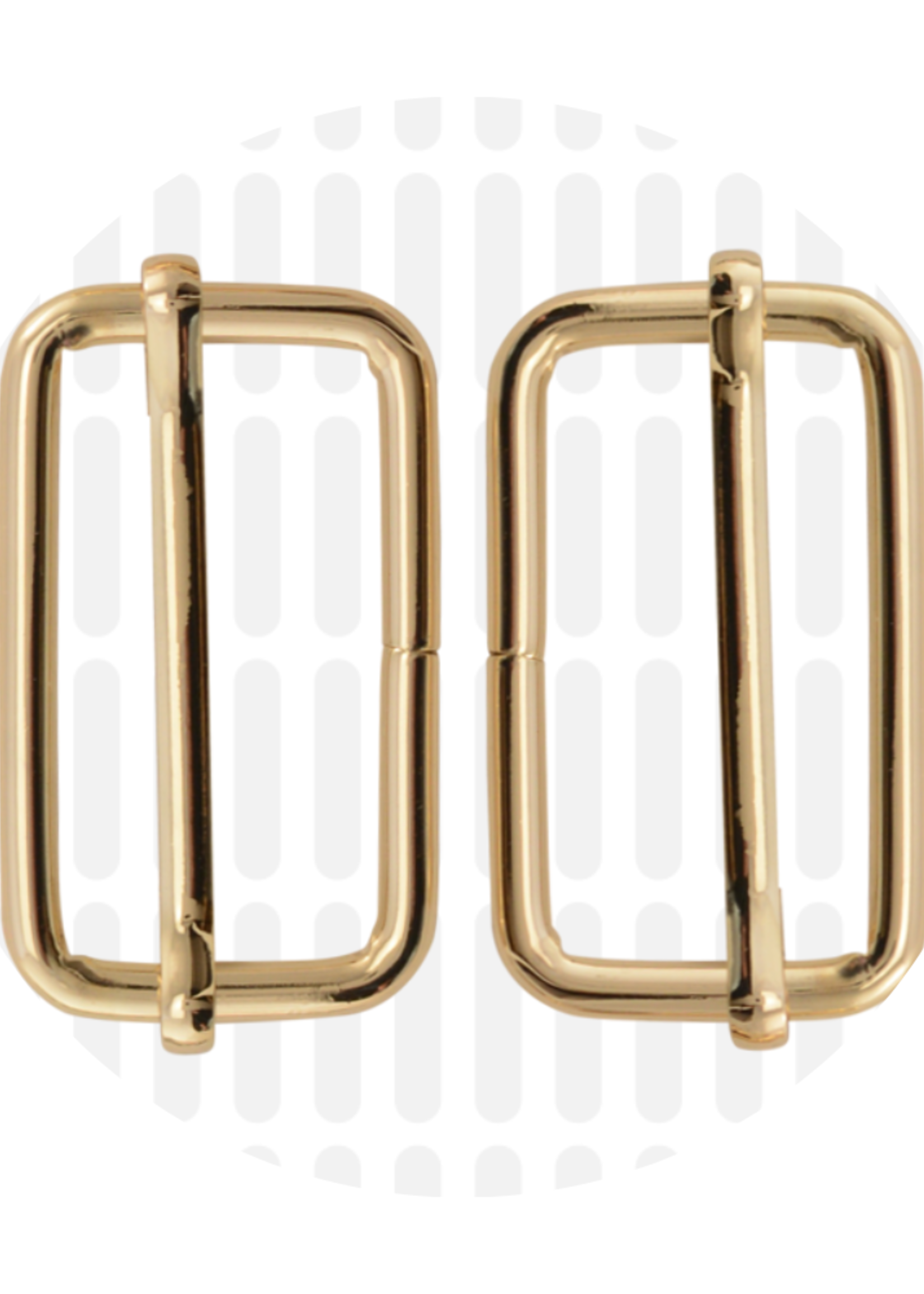 Zipper Zoo ° Schuifgesp - Zipper Zoo - 40mm - Goud (per 2 stuks)